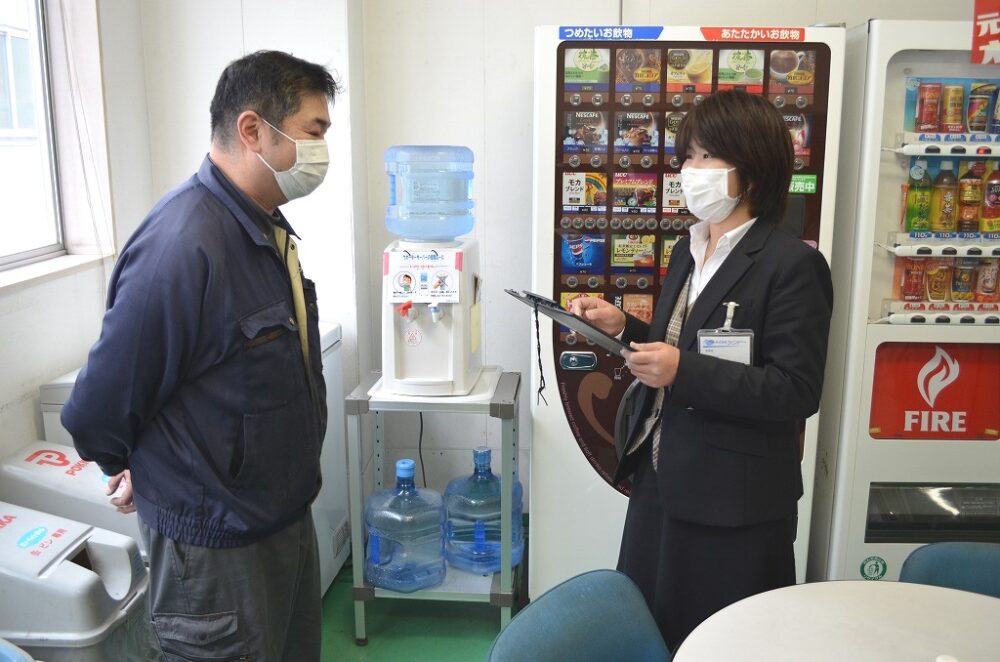 休憩室にて
